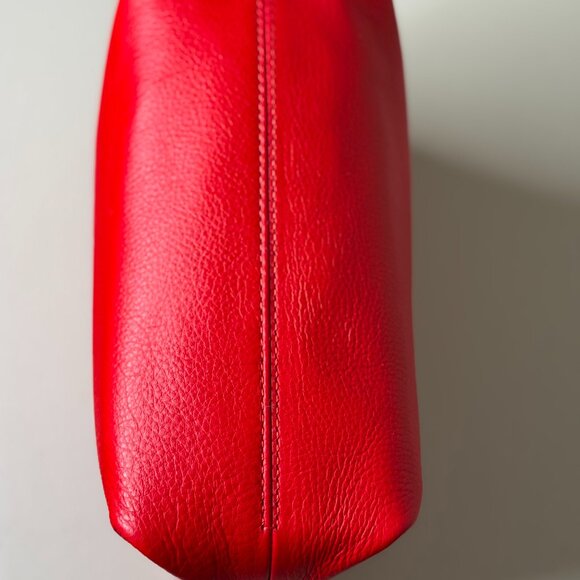 NWOT JCREW OSLO Crossbody Leather Bag Red Classic Casual - Picture 3 of 14